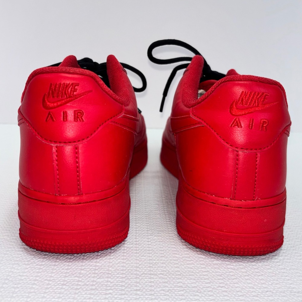 Nike Air Force 1 02/03/21 Red Sneakers Shoes Men's Size 12 CW6999-600 - Picture 4 of 8